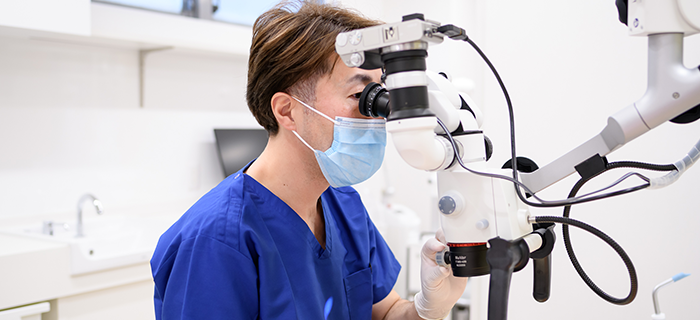 マイクロスコープによる診察